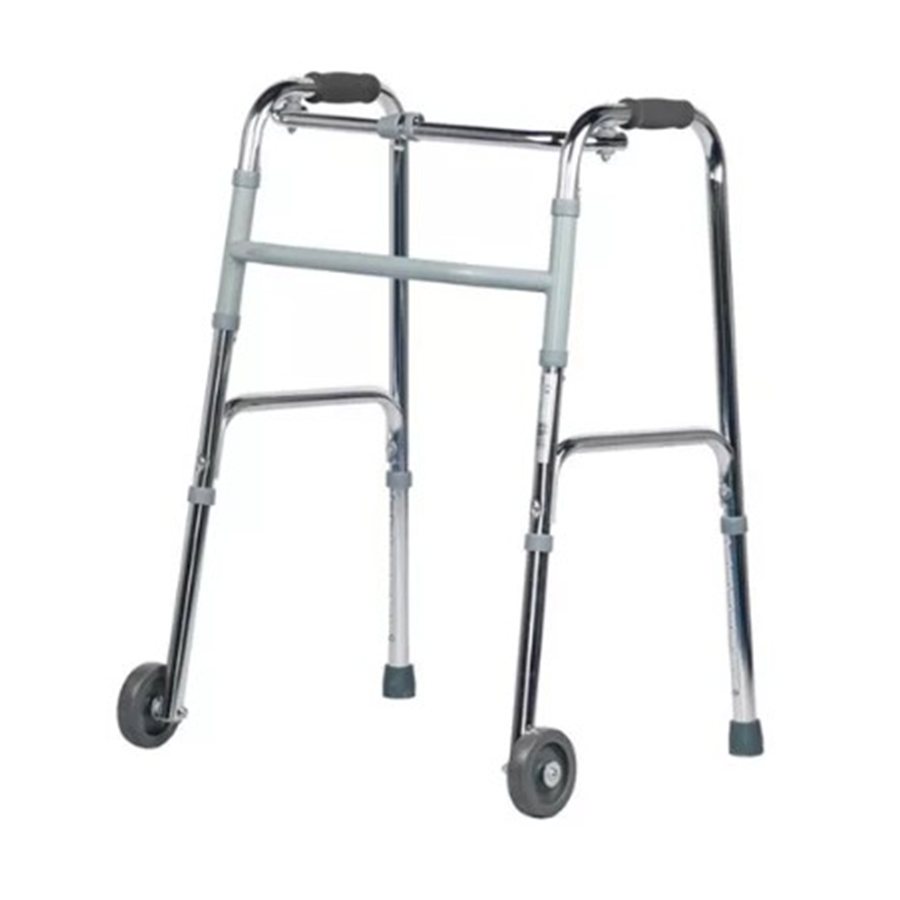 Andador con 2 ruedas delanteras